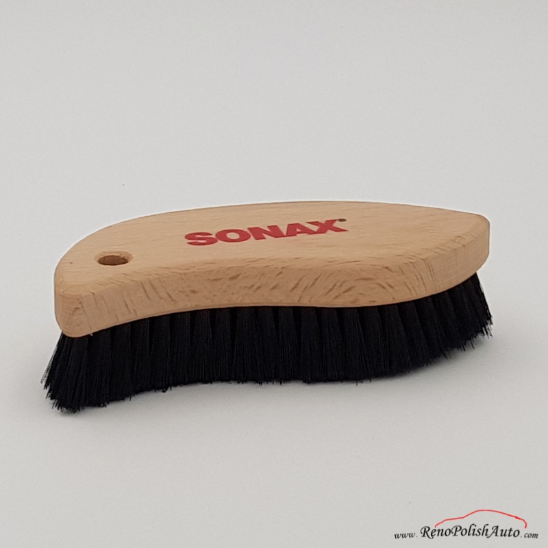 SONAX Brosse pour textile et cuir (1 pièce) ergonomique avec des